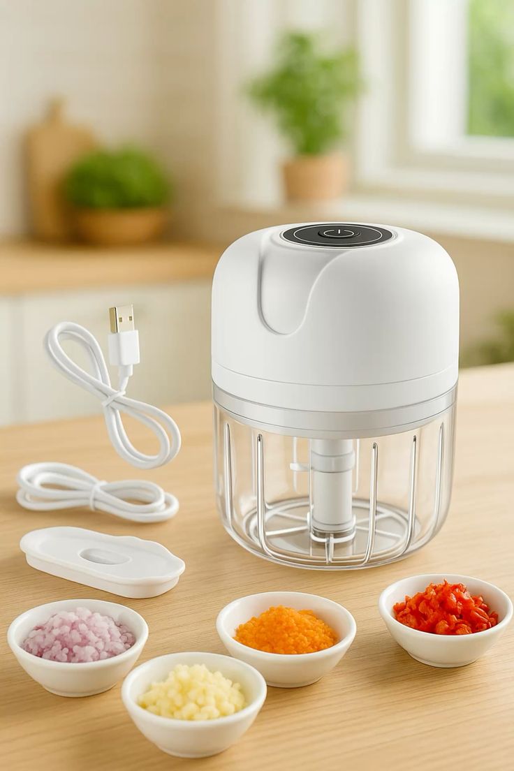 Mini Hachoir Électrique Portable